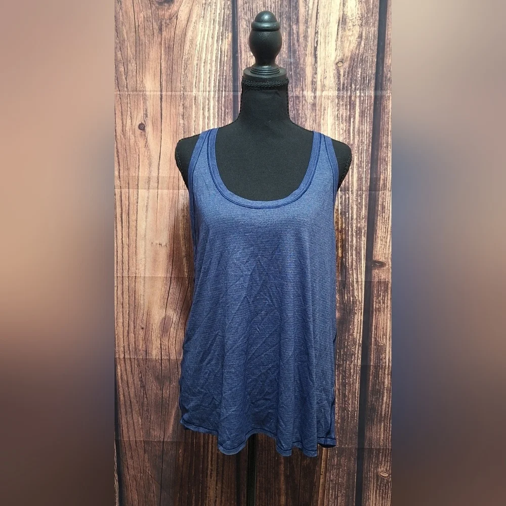 lululemon athletica Navy Blue Scoop Neck Tank Size 12